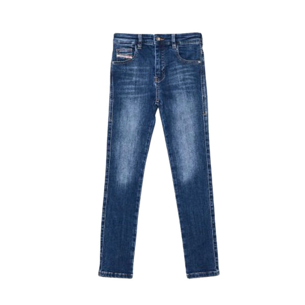 Stonewashed Skinny Jeans For Boys