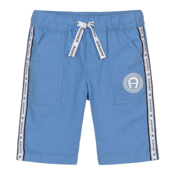 Baby Boys Blue Cotton Shorts