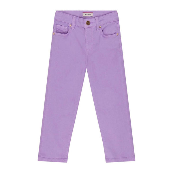 Girls Purple Denim Jeans