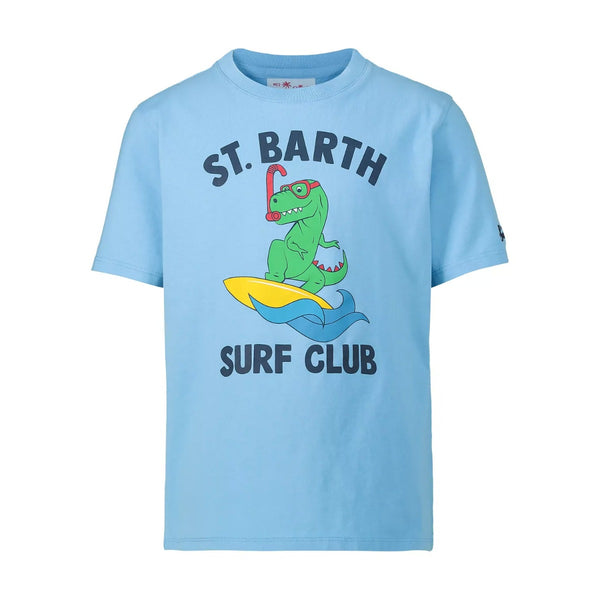 Boy Scuba Surf Dino Print T-shirt