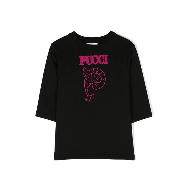 Girls Black Full Sleeves Dress