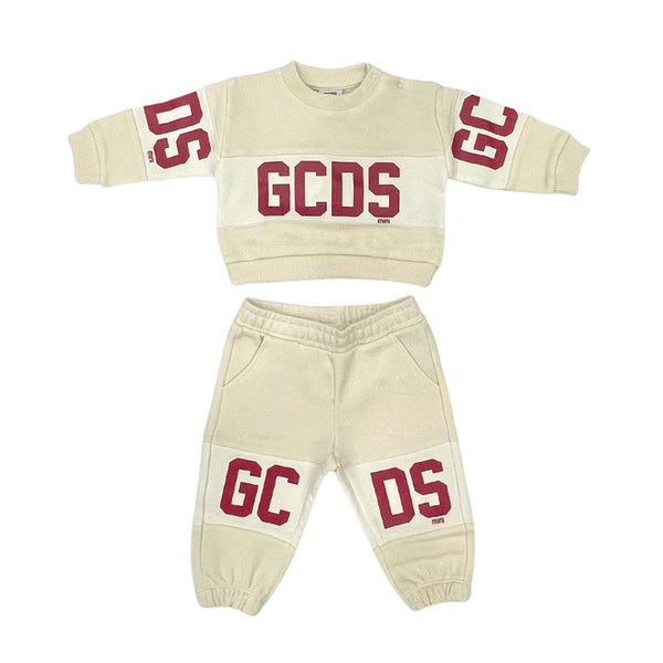 Ivory Logo Print Tracksuit