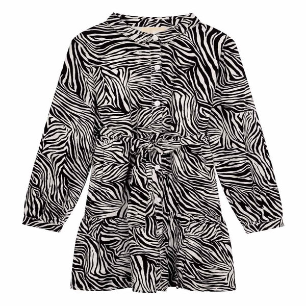 Teen Girls Zebra Print Dress