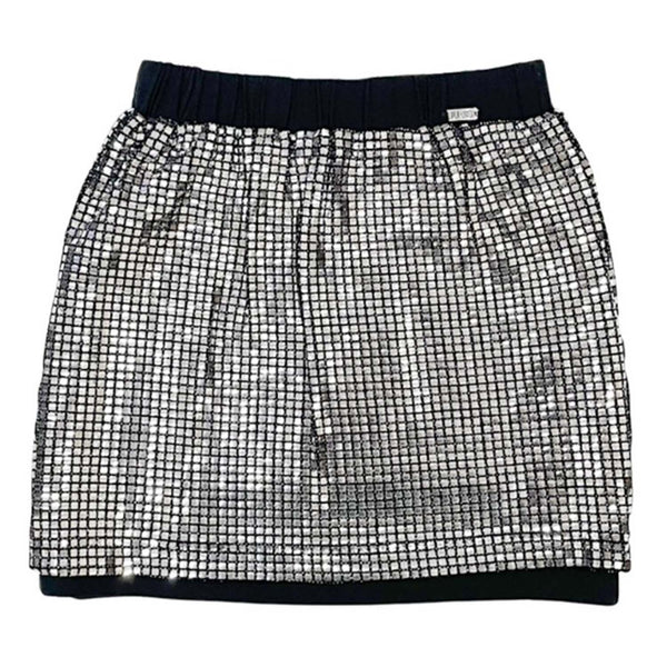 Black And Silver Bling Skirt