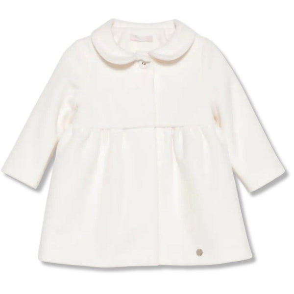 Baby Girls White Logo-Patch Dresses