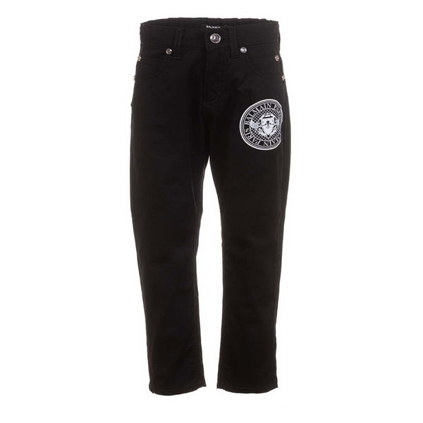 Girls Balmain Logo Denim