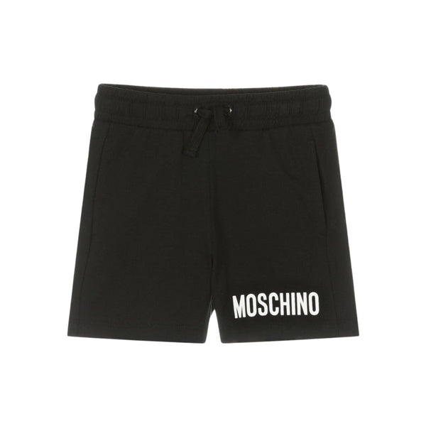 Boys Black Cotton Jersey Shorts