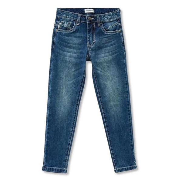 Boys Denim Blue Fitting Jeans
