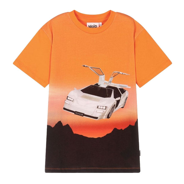 Boys Orange Car T-Shirt