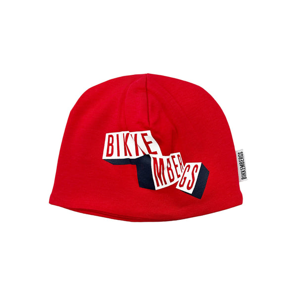 Baby Unisex Red Logo-Print Cotton Hat