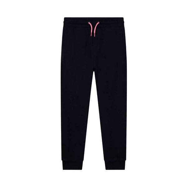 Girls Blue Jersey Joggers