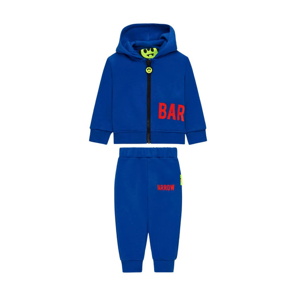 Baby Unisex Blue Logo-Print Tracksuit