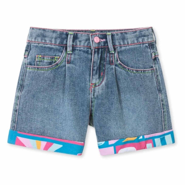 Girls Blue Denim Shorts