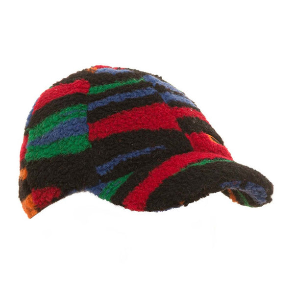 Boys Multi Color Logo Patch Fleece Cap