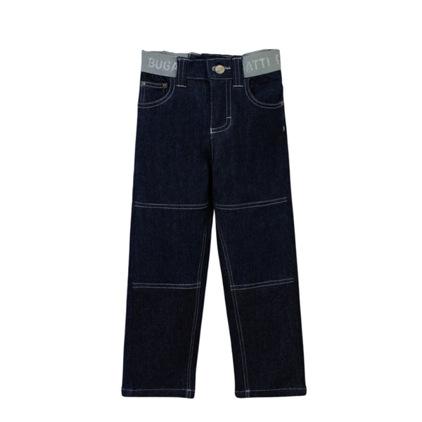 Boys Dark Blue Stretch Denim Jeans