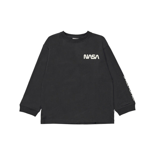 Boys Black Nasa Logo Sweatshirt