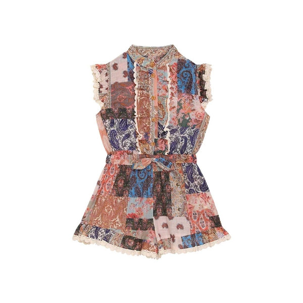 Girls Devi Frill Jumpsuit