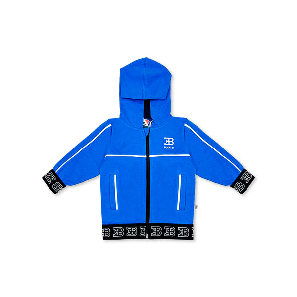 Baby Boys Blue Zip-Up Hoodie