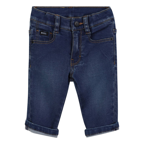 Baby Boys Blue Slim Fit Jeans