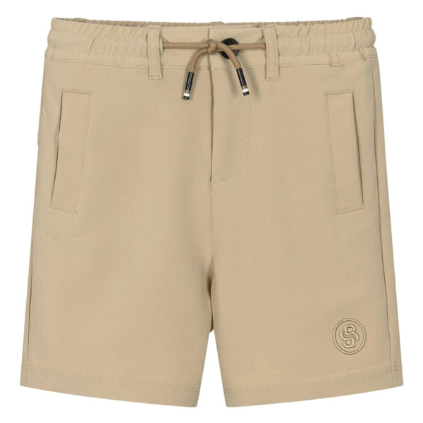Boys Beige Bermuda Shorts
