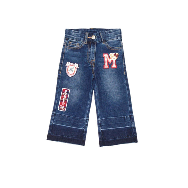 Girls Wide Leg Denim Jeans