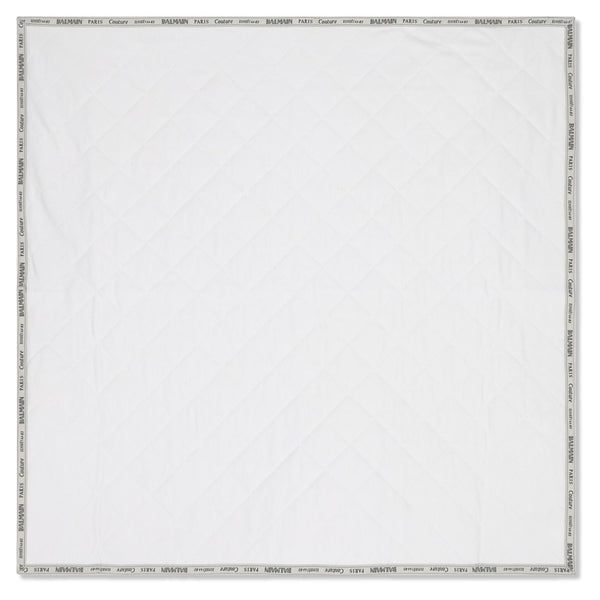 Baby Unisex White Logo-Trim Blanket