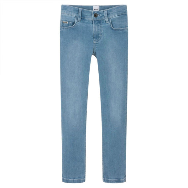 Boys Blue Denim Slim Fit Jeans