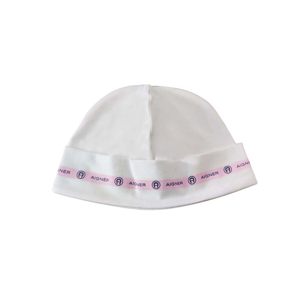 White Pima Cotton Baby Cap