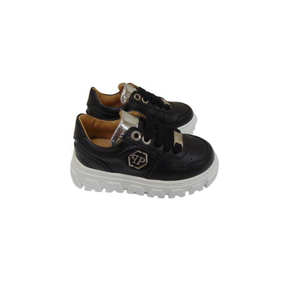 Baby Black Shoes With Logo