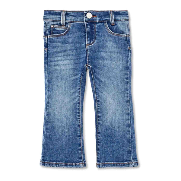 Baby Girls Denim Blue Stretch Jeans