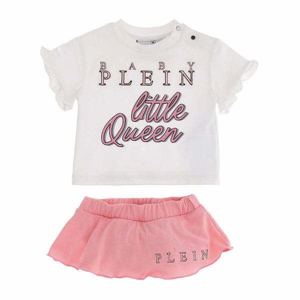 Baby Plein Little Queen T-shirt & Skirt Set