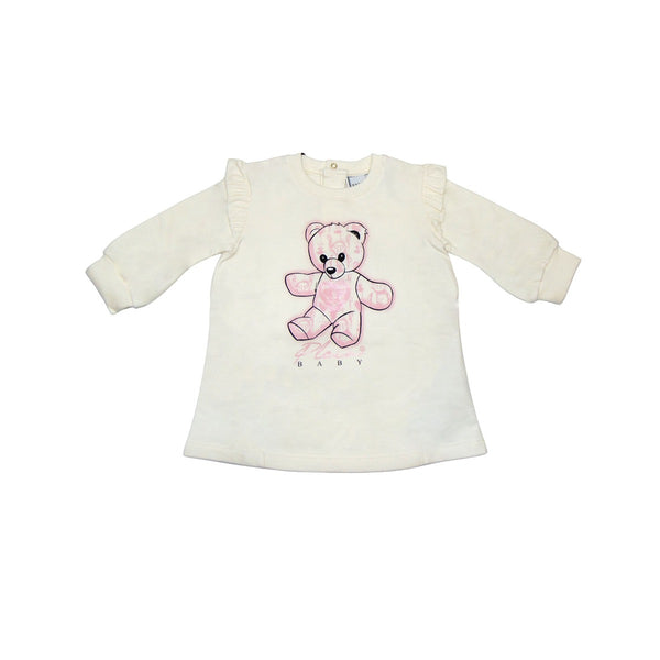 Baby Girl Teddy Logo Print Dress