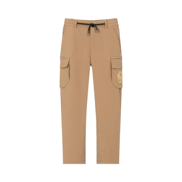 Boys Beige Double B Cargo Trousers