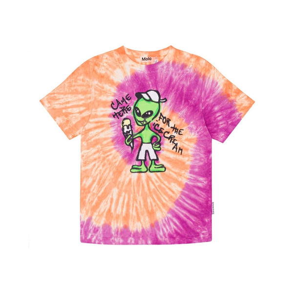 Boys Purple Alien Tourist Print T-Shirt