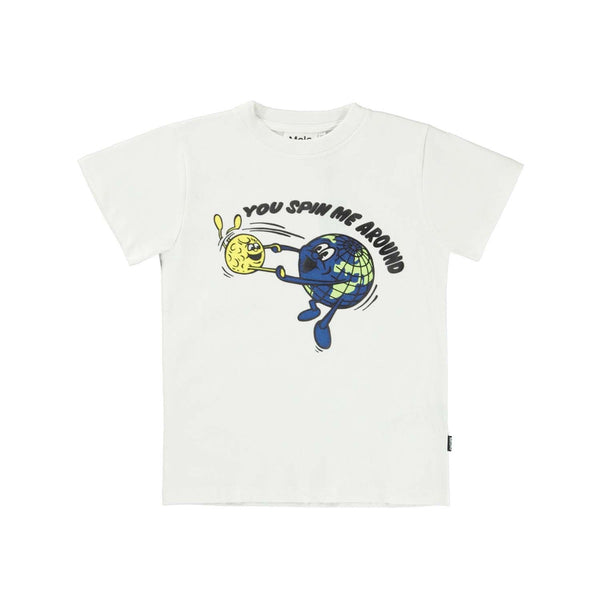 Boys White Sun Child T-Shirt
