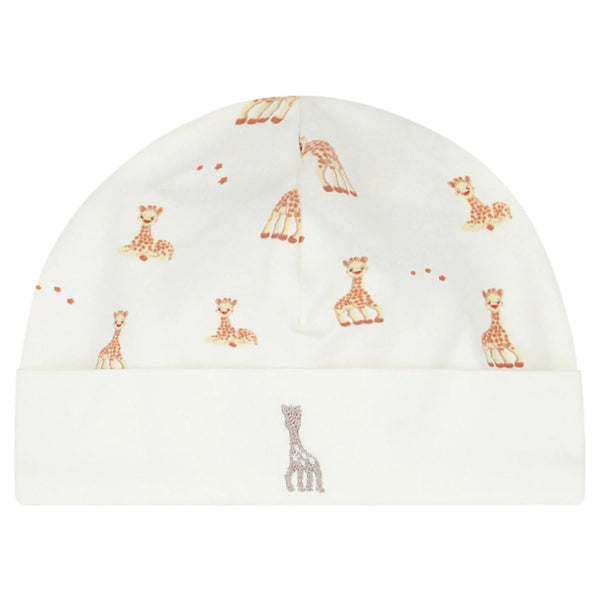 Baby Unisex Ivory Logo-Print Hat