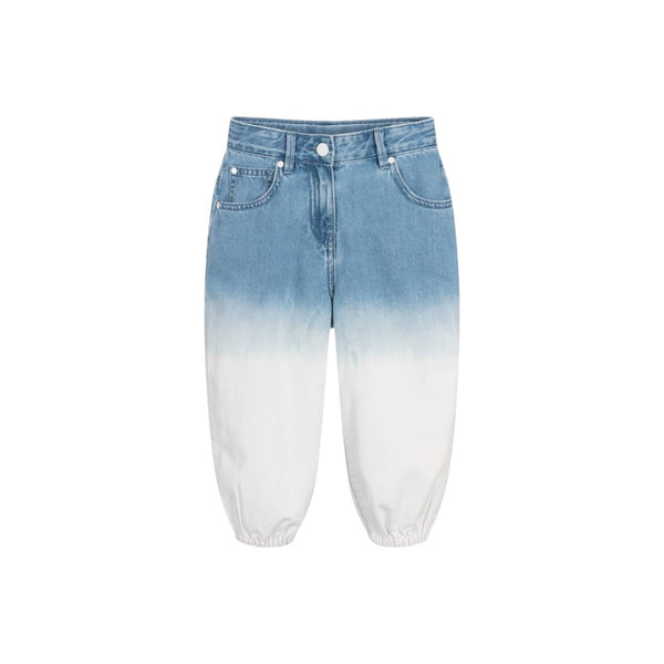 Girls Blue & White Ombre Jeans