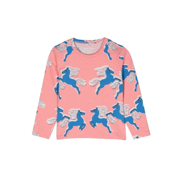 Horses Aop Full Sleeves T-Shirt For Girls