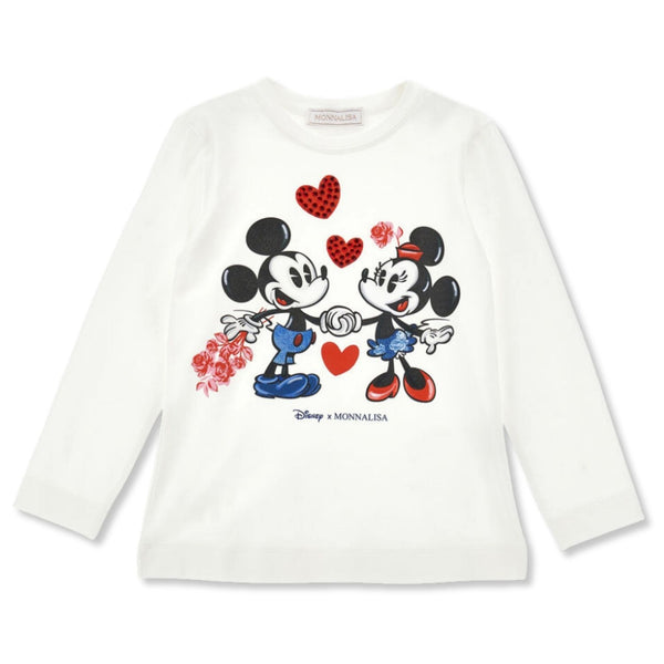 Girls Cream Logo-Print T-Shirts