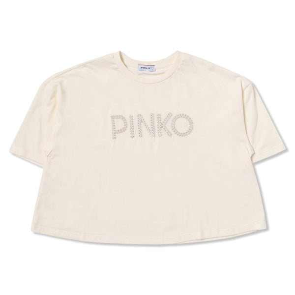 Girl Cream Cotton T-Shirt