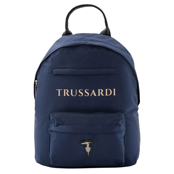 Boys Blue Logo-Print Backpack