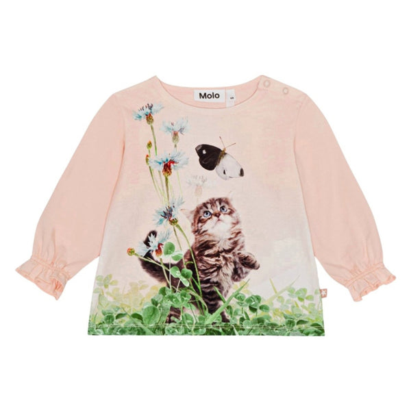 Girls Pink Organic Cotton T-shirt