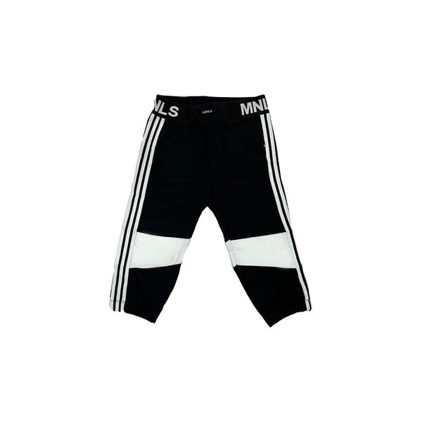 Boys Black Two-Tone Fleece Jogger