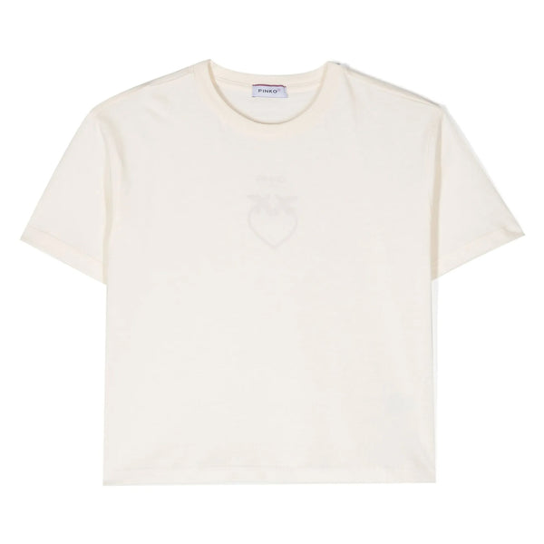 Girl Cream Cotton T-Shirt