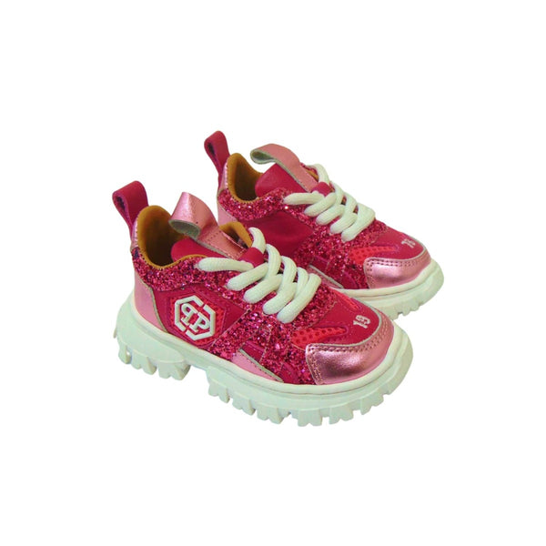 Glittery Pink Shoes For Girls
