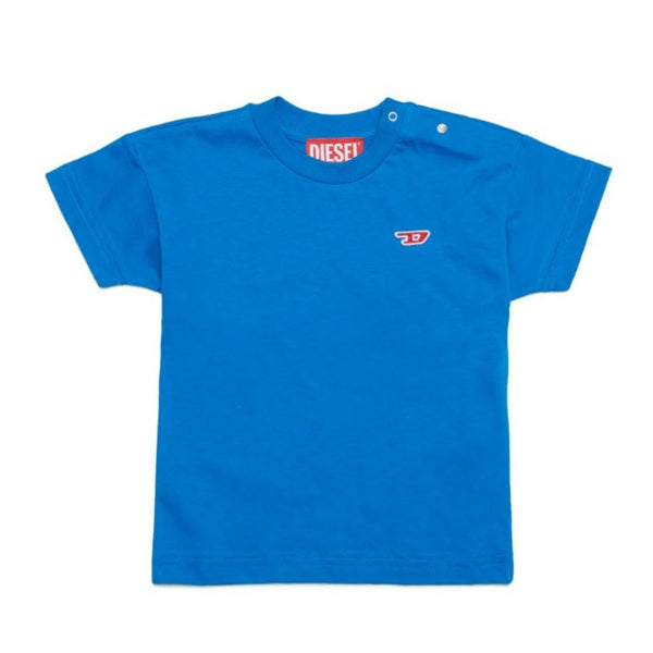 Blue Jersey T-Shirt With Logo D