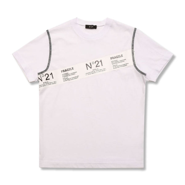 Logo-Tape Crew Neck T-shirt