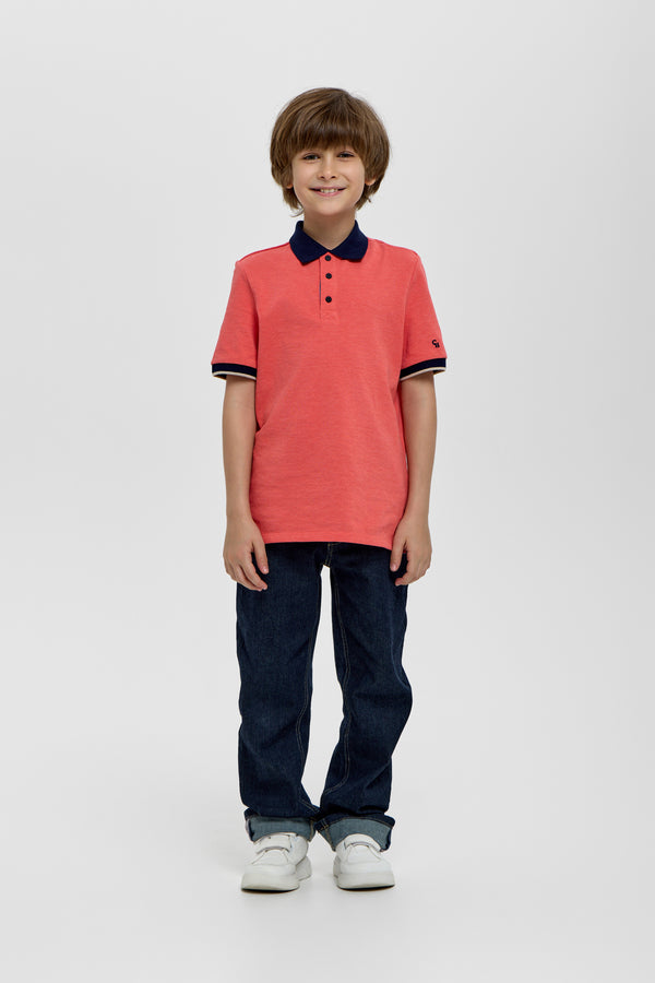 Coral Polo T-shirt