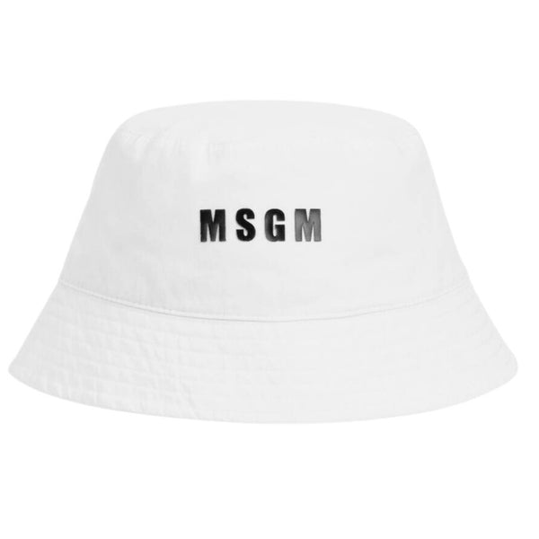 White Logo Bucket Hat