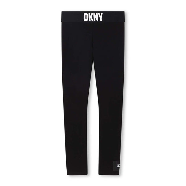 Girls Black Cotton Leggings
